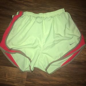 Nike running shorts with built in panty.